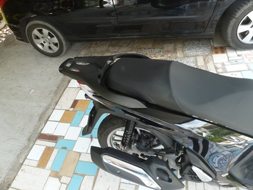 colin sh pintado de negro porta baul pintado negro